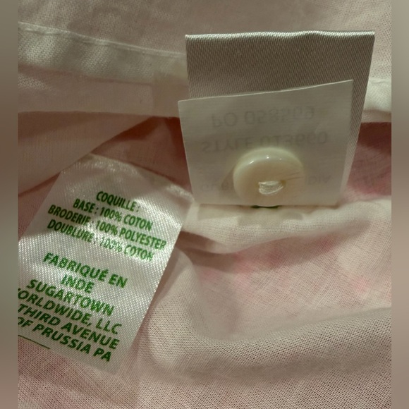 *LNWOT* Lilly Pulitzer Cartley Elbow Sleeve Dress “Resort White Flutter” Sz. 16 - Picture 15 of 16